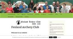 Desktop Screenshot of fenland-archery.co.uk