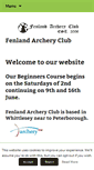 Mobile Screenshot of fenland-archery.co.uk